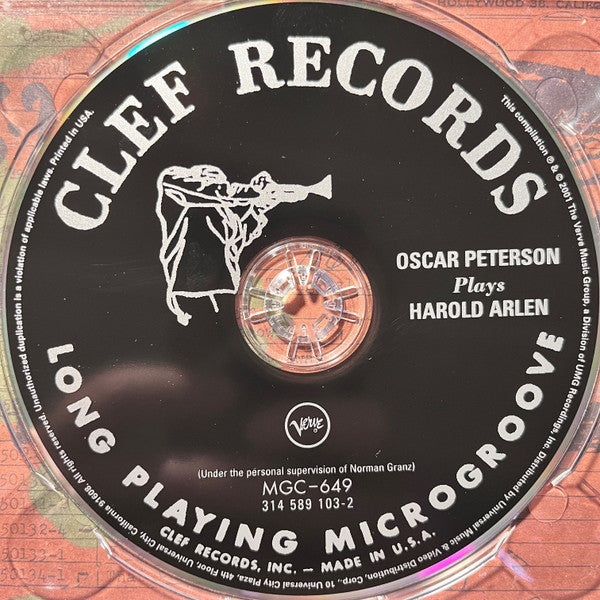 Plays The Harold Arlen Song Book - Peterson, Oscar
