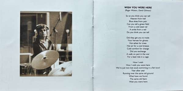 Wish You Were Here - Pink Floyd [CD]
