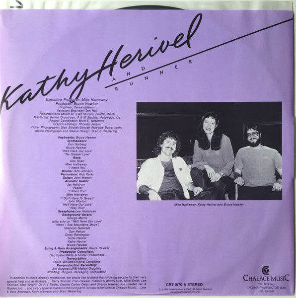 Kathy Herivel And Runner - Herivel, Kathy / Runner