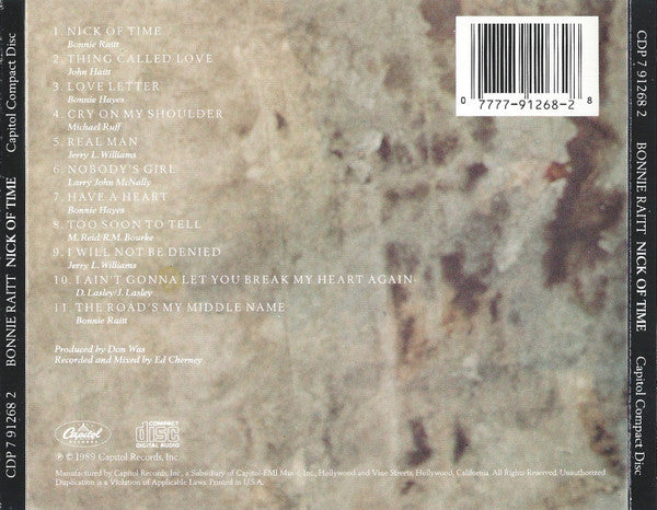 Nick Of Time - Raitt, Bonnie