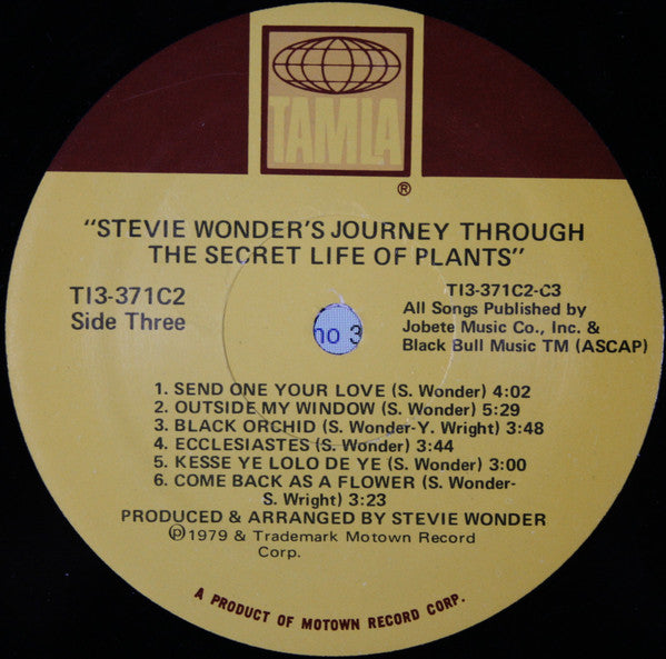 Journey Through The Secret Life Of Plants - Wonder, Stevie