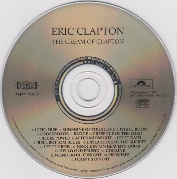 The Cream Of Clapton - Clapton, Eric