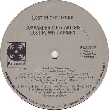 Lost In The Ozone  - Commander Cody