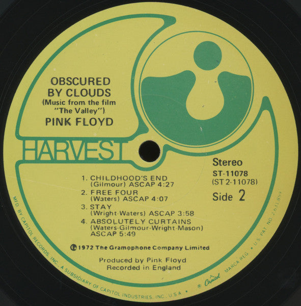 Obscured By Clouds - Pink Floyd