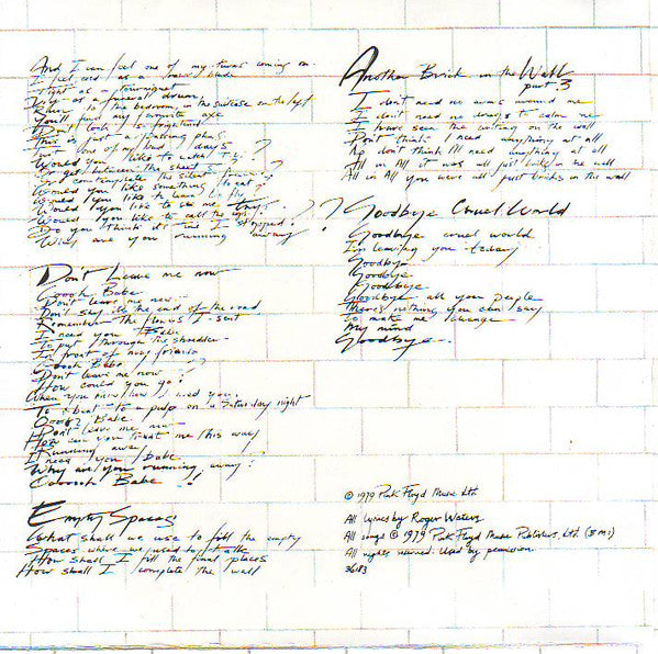The Wall - Pink Floyd