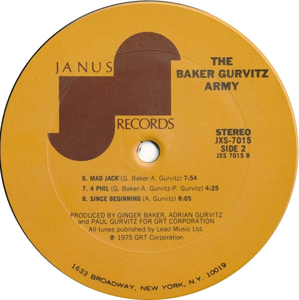 The Baker Gurvitz Army - Baker Gurvitz Army, The