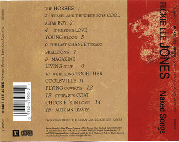 Naked Songs - Jones, Rickie Lee