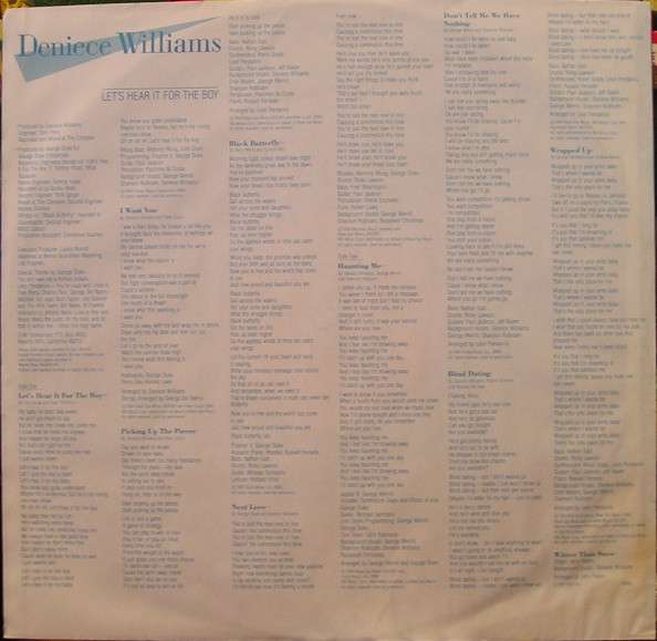Let's Hear It For The Boy - Williams, Deniece