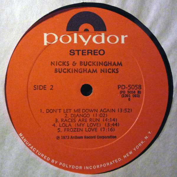 Buckingham Nicks - Nicks & Buckingham