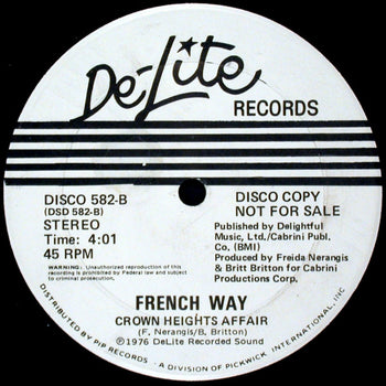 Sexy Ways / French Way - Crown Heights Affair