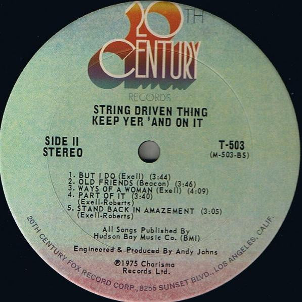 Keep Yer 'And On It - String Driven Thing