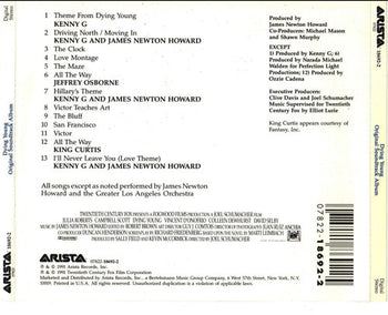 Dying Young (Original Soundtrack Album) - Newton Howard, James