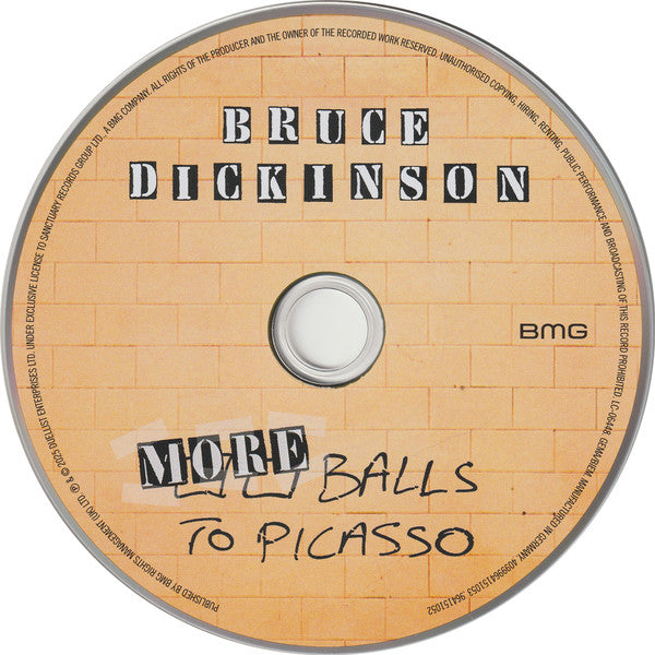 More Balls To Picasso - Dickinson, Bruce