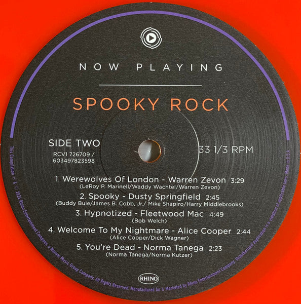 Now Playing: Spooky Rock - Various