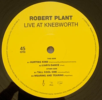 Live At Knebworth 1990 - Plant, Robert