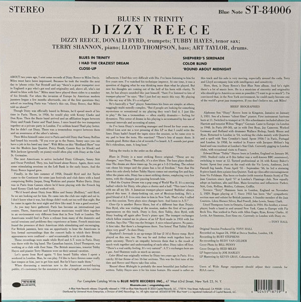 Blues In Trinity - Reece, Dizzy