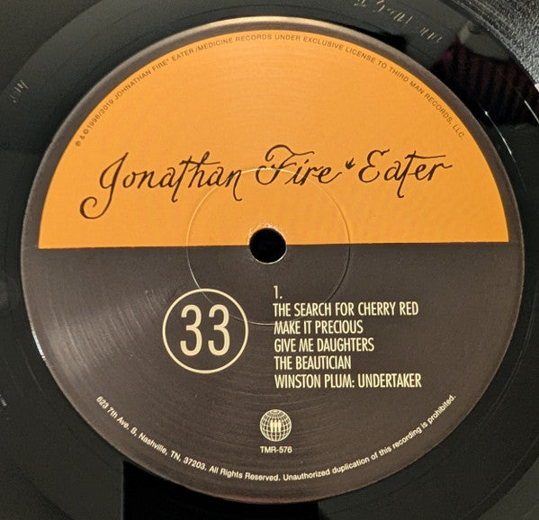 Tremble Under Boom Lights - Jonathan Fire*Eater