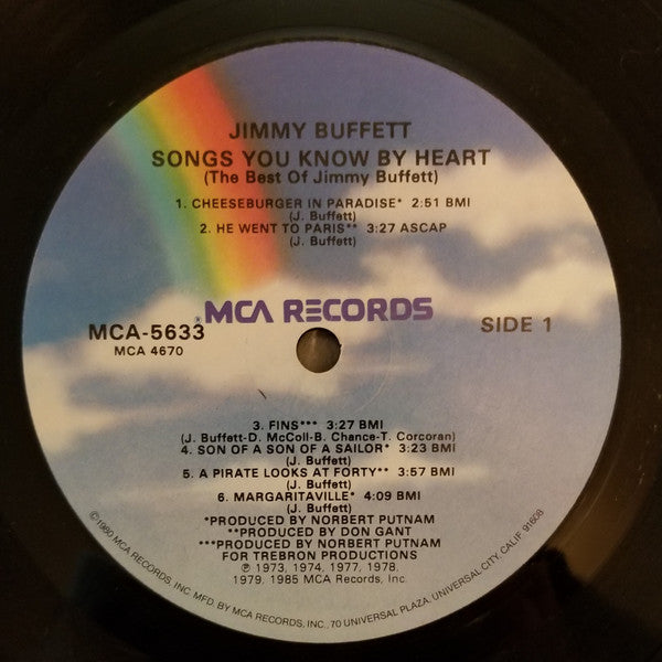 Songs You Know By Heart - Jimmy Buffett's Greatest - Buffett, Jimmy