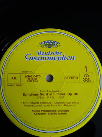Vienna Philharmonic Orchestra: Symphony No. 4 - Tchaikovsky, Pyotr Ilyich