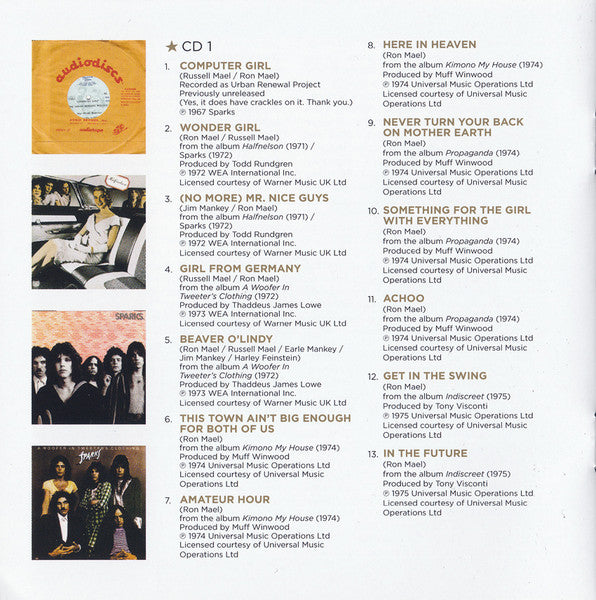 Past Tense (The Best Of Sparks) - Sparks