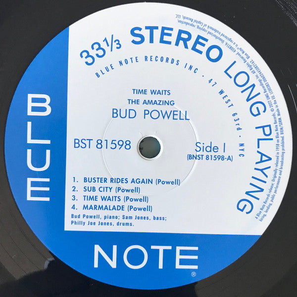 Time Waits: The Amazing Bud Powell - Powell, Bud