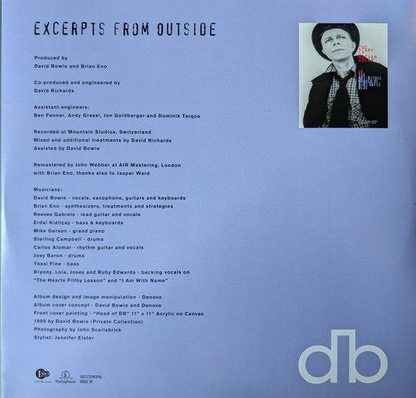 EXCERPTS FROM OUTSIDE - BOWIE,DAVID