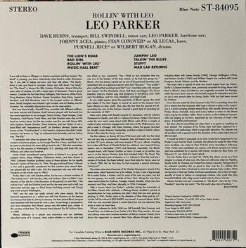 Rollin' With Leo (Blue Note Tone Poet Edition) - Parker, Lee