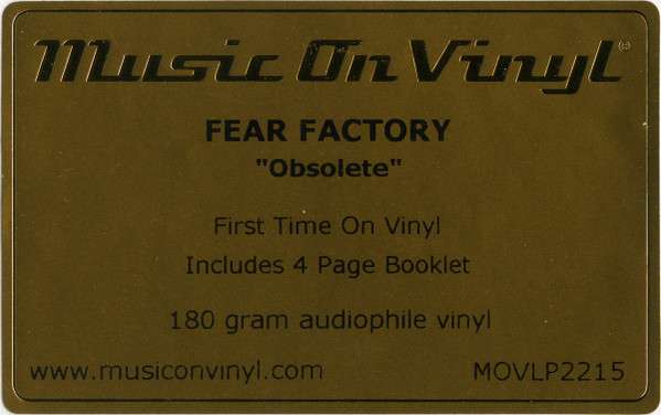 Obsolete - Fear Factory