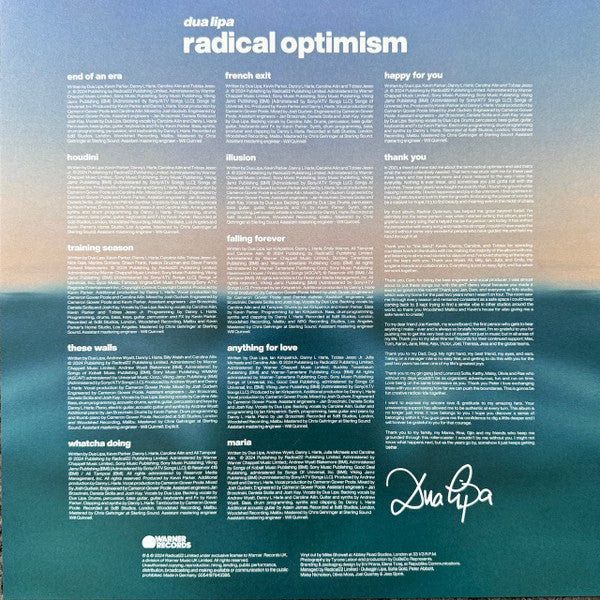 Radical Optimism - Dua Lipa