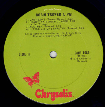 Robin Trower Live! - Trower, Robin
