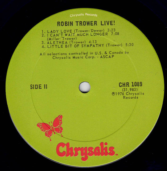 Robin Trower Live! - Trower, Robin