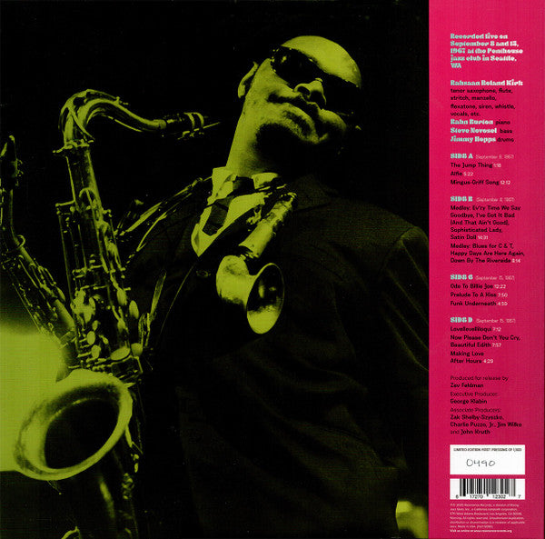 SEEK & LISTEN: LIVE AT THE PENTHOUSE - Kirk, Rahsaan Roland