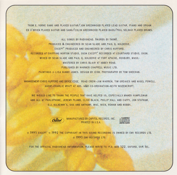 Pablo Honey - Radiohead