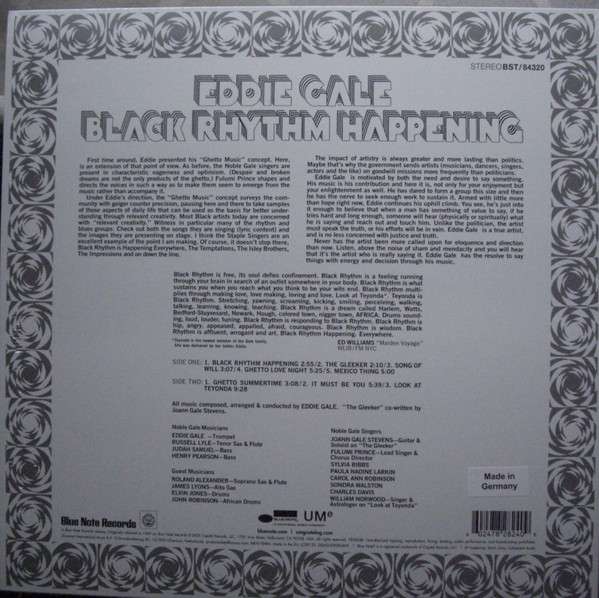 Pre-Order: Black Rhythm Happening (Blue Note Classic Vinyl) - Eddie Gale [LP]