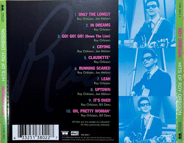 Hits Of Roy Orbison - Orbison, Roy