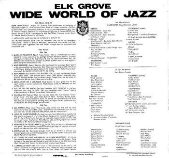Wide World Of Jazz - Elk Grove High School Jazz Band