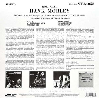 Roll Call - Mobley, Hank
