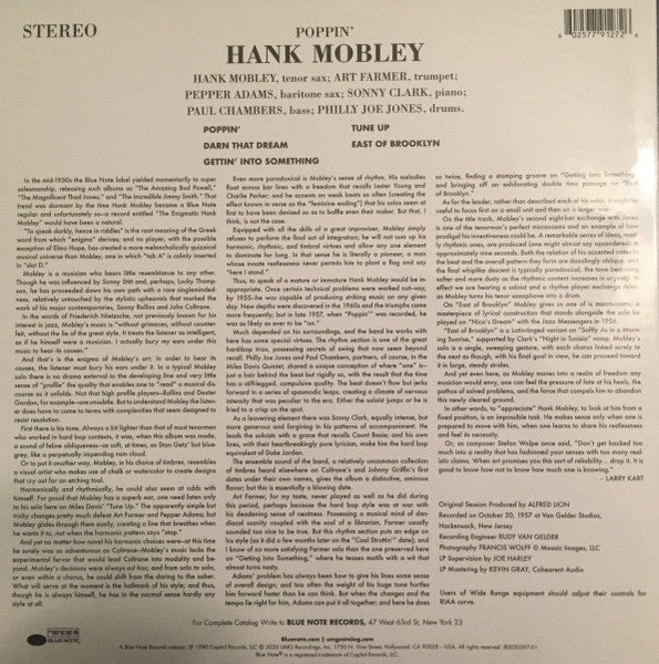 Poppin' - Mobley, Hank