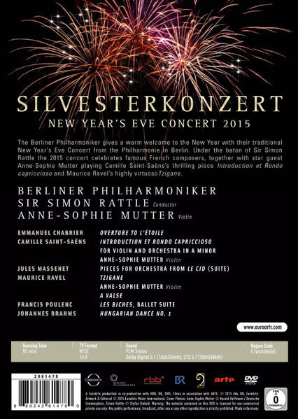 Silvesterkonzert (New Year's Eve Concert 2015) - Berliner Philharmoniker