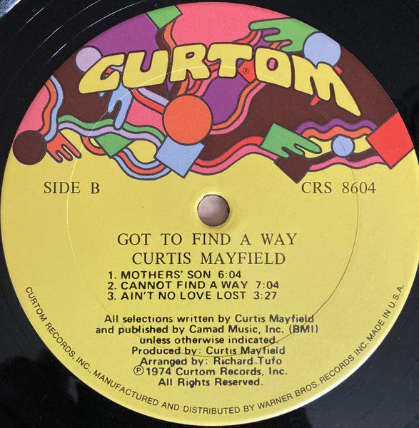 Got To Find A Way - Mayfield, Curtis