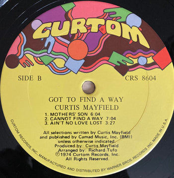 Got To Find A Way - Mayfield, Curtis