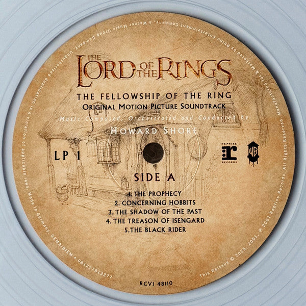 Lord Of The Rings: Fellowship Of The Ring [Indie Exclusive Palantir Clear LP] - Howard Shore