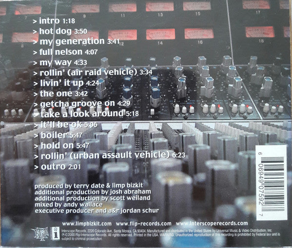 Chocolate Starfish and The Hotdog Flavored Water - Limp Bizkit [CD]