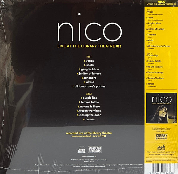 Library Theatre '83 - Nico