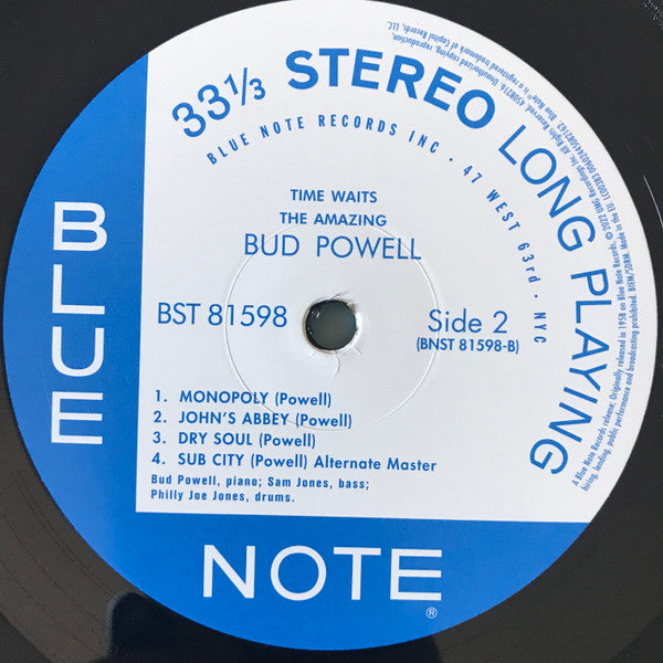 Time Waits: The Amazing Bud Powell - Powell, Bud