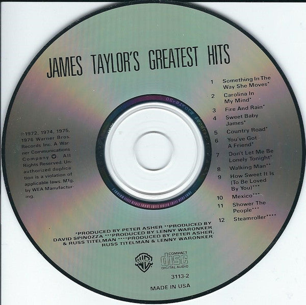 Greatest Hits - Taylor, James