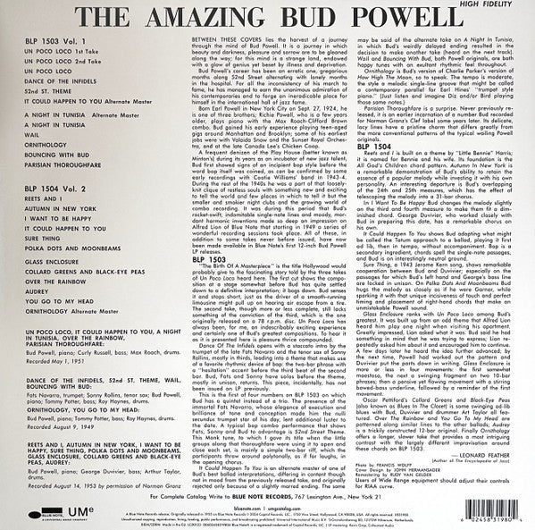 Amazing Bud Powell, Vol 1 - Powell, Bud