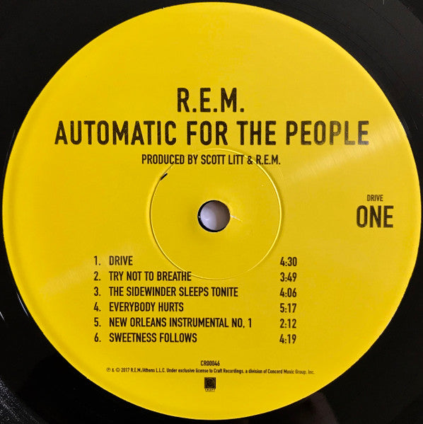 Automatic For The People - R.E.M.