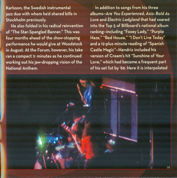 Los Angeles Forum - April 26, 1969 - Hendrix, Jimi