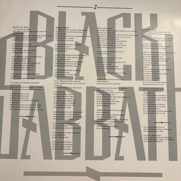 The Eternal Idol - Black Sabbath